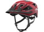 Fahrradhelm ABUS "ADURO 3.0" Gr. L, rot (blaze rot), Helme, L Kopfumfang: 58cm - 62cm