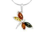 Kette mit Anhänger OSTSEE-SCHMUCK "Ostsee-Schmuck Kette mit Anhänger Schmetterling" Gr. 45, silber, Halsketten, Damen, 45cm, Silber 925 (Sterlingsilber), L: 42