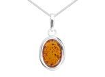Kette mit Anhänger OSTSEE-SCHMUCK "Ostsee-Schmuck Kette mit Anhänger Erlana" Gr. 45, silber, Halsketten, Damen, 45cm, Silber 925 (Sterlingsilber), L: 42