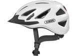 Fahrradhelm ABUS "URBAN-I 3.0" Gr. S, weiß (polar weiß), Helme, S Kopfumfang: 51cm - 55cm