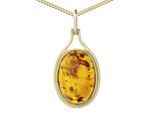 Kette mit Anhänger OSTSEE-SCHMUCK "Ostsee-Schmuck Kette mit Anhänger Marga Kette mit Anhänger Marga" Gr. 45, gold, Halsketten, Damen, 45cm, Gelbgold 333, L: 42