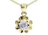 Kette mit Anhänger OSTSEE-SCHMUCK "Ostsee-Schmuck Kette mit Anhänger Pia 6 mm" Gr. 42, gold, Halsketten, Damen, 42cm, Gelbgold 333, L: 42