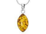 Kette mit Anhänger OSTSEE-SCHMUCK "Ostsee-Schmuck Kette mit Anhänger Macy Kette mit Anhänger Macy" Gr. 50, silber, Halsketten, Damen, 50cm, Silber 925 (Sterlingsilber), L: 42