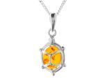 Kette mit Anhänger OSTSEE-SCHMUCK "Ostsee-Schmuck Kette mit Anhänger Schildkröte" Gr. 45, silber, Halsketten, Damen, 45cm, Silber 925 (Sterlingsilber), L: 42