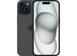 APPLE Smartphone "iPhone 15", Energieeffizienz: B (A-G), schwarz, 256 GB, Mobiltelefone