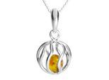 Kette mit Anhänger OSTSEE-SCHMUCK "Ostsee-Schmuck Kette mit Anhänger Sinja Kette mit Anhänger Sinja" Gr. 45, silber, Halsketten, Damen, 45cm, Silber 925 (Sterlingsilber), L: 42