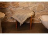 Plaid CASATEX "Adel Lontra", beige, B:130cm L:190cm, Kaschmir, Wolle, Wohndecken, elegantes Design