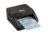 Geldscheinprüfer ratiotec® Smart Protect, EZB-Standard, IR/MG/MT/SD, 3 Währungen, LED-Balkenanzeige & Warnsignal, USB/microSD, Netzkabel, schwarz