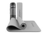 Yogamatte , Grau , Kunststoff , 61x0.8x183 cm , rutschfest, leicht zu reinigen, einfach zu transportieren, praktisch zusammenfaltbar, platzsparend, leicht, vielseitig einsetzbar, gelenkschonend , Freizeit & Co, Sport & Fitness, Fitnessgeräte & Zubehör, Weitere Fitnessgeräte