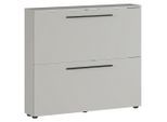 Schuhkipper, Kaschmir, Kunststoff, 100x85x19 cm, Typenauswahl, Garderobe, Schuhaufbewahrung, Schuhkipper