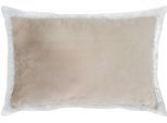 Dekokissen APELT "Montana", beige (natur, weiß, unifarben), B:40cm H:5cm L:60cm, Polyester, Dekokissen_Sitzkissen_Kissenhüllen