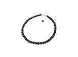Collierkettchen ELLI "Lava Perlen 925 Sterling Silber", schwarz, Halsketten, Damen, 43,mit Steinen, Silber 925 (Sterlingsilber), L: 43