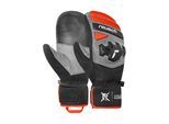 Fäustlinge REUSCH "Worldcup Warrior R-TEX XT Mitten", Damen, Gr. 9, schwarz (grau, mehrfarbig), 92% Polyester, 8% Ziegenleder, mehrfarbig, Handschuhe Fäustlinge, mit wasserdichter, atmungsaktiver Funktion
