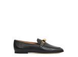 Black Slip-On Moccasin With Rings - Gr. 38 (EU) - in Schwarz