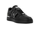 Philipp Plein Low-Top Sneaker - Lo-Top Turnschuhe Mit Nietenverzierungen - Gr. 45 (EU) - in Schwarz - für Damen