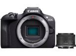 CANON Systemkamera "EOS R100 + RF-S 18-45mm F4.5-6.3 IS STM Kit", schwarz, B:11,63cm H:8,55cm T:6,88cm, Fotokameras
