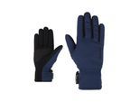 Multisporthandschuhe ZIENER "LIMPORT-Z glove junior", Kinder, Gr. 5, blau (schwarz navy), Materialmix, Handschuhe