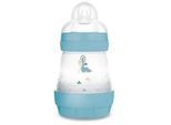 MAM Weithalsflasche , Blau , Kunststoff , 160 ml , BPA-frei , Füttern, Babyfläschchen
