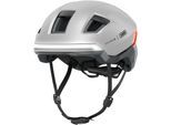 Fahrradhelm ABUS "HYP-E BL.ACE" Gr. L, silber (silber (gleam silber)), Helme, L Kopfumfang: 57cm - 61cm