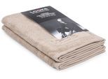 Gaestehandtuecher "LOOKS", beige, B:30cm L:50cm, Frottier, Obermaterial: 100% Baumwolle, LOOKS BY WOLFGANG JOOP, Handtücher, mit Logobestickung