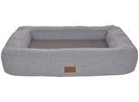 Tierbett "Lima Ortho Bett stone Gr.XL", grau, B/H/L: 85cm x 17cm x 120cm, Tierbetten, Tierbett