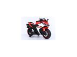 ES-Toys Elektro Kindermotorrad 888 Stützräder LED-Scheinwerfer Batterieanzeige rot