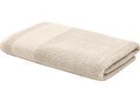 Duschtuch "LOOKS", beige (sand), B:70cm L:140cm, Frottier, Obermaterial: 100% Baumwolle, LOOKS BY WOLFGANG JOOP, Handtücher, mit Logobestickung