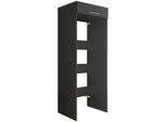 Waschmaschinenschrank, Anthrazit, Holzwerkstoff, 67.5x200x67.5 cm, Typenauswahl, erweiterbar, Waschküche, Waschmaschinenschrank