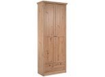 Livetastic Mehrzweckschrank, Eiche Artisan, Holzwerkstoff, 5 Fächer, 1 Schublade(n) Schubladen, 80x200x39 cm, Waschküche, Mehrzweckschränke