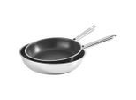 Rösle Pfannenset Elegance, Edelstahl, Metall, 2-teilig, rund, backofengeeignet, Kochen, Pfannen, Pfannensets