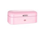 Wesco Brotkasten Grandy, Pink, Metall, rechteckig, 23x17x42 cm, lebensmittelecht, Küchenzubehör, Brotkästen & -Körbe