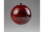 Weihnachtsbaumkugel AM DESIGN "aus Glas, Ø: 8 cm", rot, Ø:8cm, Glas, Weihnachtsbaumkugeln, 4er Set