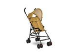 Lorelli Kinderwagen Buggy Vaya verstellbares Sonnendach, klappbar, Fußstütze gelb
