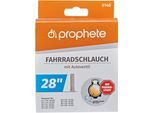 Fahrradschlauch PROPHETE "für Reifengröße 27/28", schwarz, Fahrradschläuche, 48mm, Autoventil (AV), 28 Zoll (71,12cm)