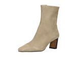 Stiefel INUOVO "INUOVO Stiefel Leder", Damen, Gr. 37, beige, Leder, Schuhe Stiefel