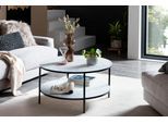 SalesFever Couchtisch »Caorle Coffeetable im minimalistischen Stil« Eleganz trifft Stil: Tischplatten in Marmoroptik