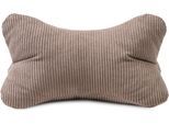 Nackenkissen GÖZZE "Cord Lesekissen Capri", taupe, B:40cm H:19cm L:25cm, Polyester, Funktionskissen