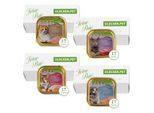 Lyra Pet Lecker.Pet Balu's, Emily's, Leo's & Mia's Feine Paté Katzenfutter Nassfutter Mix-Paket 68x100g