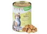 Lyra Pet Lecker.Pet Leo's 100 % Hühnermuskelfleisch Katzenfutter Nassfutter 4,8 kg