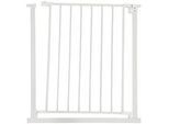 Relaxdays Treppenschutzgitter , Weiß , Kunststoff, Metall , 80x1 cm , Babysicherheit