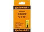 Fahrradschlauch PROPHETE "Continental", schwarz, Fahrradschläuche, 48mm, Autoventil (AV), 26 Zoll (66,04cm)