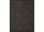 Wohndecke BIEDERLACK "Leo", schwarz, B:150cm L:200cm, Baumwolle, Polyacryl, Wohndecken, Wohndecke, mit Veloursband, 70% Baumwolle/30% Polyacryl