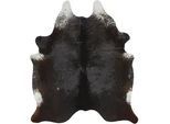 Linea Natura Rinderfell , Schwarz , Fell , Echtleder , Rindleder , Tier , Tierform , 160x250 cm , Teppiche und Böden, Teppiche, Schaffelle & Kuhfelle