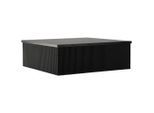 Livetastic Couchtisch, Schwarz, Holzwerkstoff, rechteckig, Sockel, 90x30x90 cm, einfacher Aufbau, Wohnzimmer, Wohnzimmertische, Couchtische