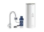 Grohe Red Mono Küchenarmatur 30080001 chrom, L-Size, C-Auslauf, mit Boiler