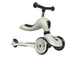 Scoot and Ride 2In1-Kinderscooter Highwaykick 1, Hellgrau, Metall, Kunststoff, 24x37x55 cm, höhenverstellbarer Lenker, weicher Sitz, Anti-Überschlag-Vorrichtung, Outdoor Spielzeug, Kinderfahrzeuge, Scooter & Cityroller