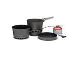 Primus - Primetech Stove Set II w. pan - Gaskocher Gr 2 x 1,3 l grau