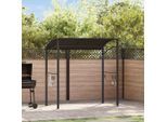 vidaXL BBQ-Pavillon 215x150x220 cm Anthrazit Stahl