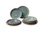 Villeroy & Boch Tafelservice , Grün , Keramik , 8-teilig , 34.5x19.4x32 cm , Geschirr, Geschirrsets, Tafelservice