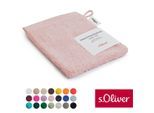 Waschhandschuh S.OLIVER "s.Oliver, Premium Qualität, 600 gr/m², auch als Sets erhältlich", rosa (rose), B:16cm L:21cm, Walkfrottier, Baumwolle, Handtücher, große Farbauswahl, auch als Duschtuch, Handtuch, Gästetuch